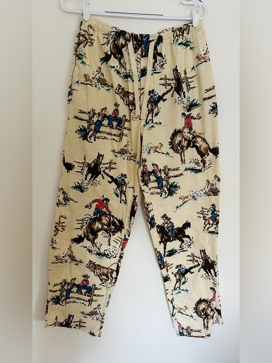 Nick & Nora Other - VTG Nick & Nora Cowboy Pajama Pants Kurt Cobain M